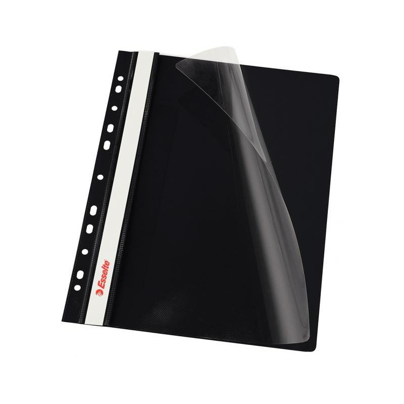 Rýchloviazač PVC s eurodierovaním Esselte VIVIDA čierny