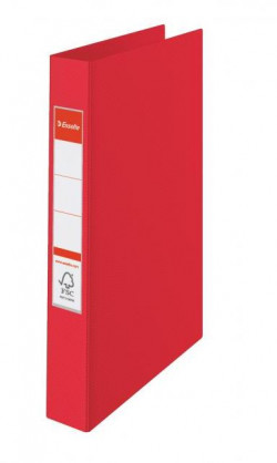 Zakladač 2-krúžkový Esselte celoplastový 4,2cm VIVIDA červený