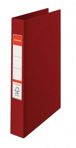 Zakladač 2-krúžkový Esselte celoplastový 4,2cm VIVIDA bordový