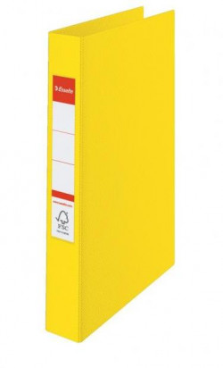 Zakladač 4-krúžkový Esselte celoplastový 4,2cm VIVIDA žltý