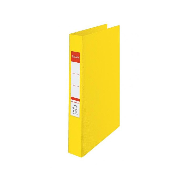 Zakladač 4-krúžkový Esselte celoplastový 4,2cm VIVIDA žltý
