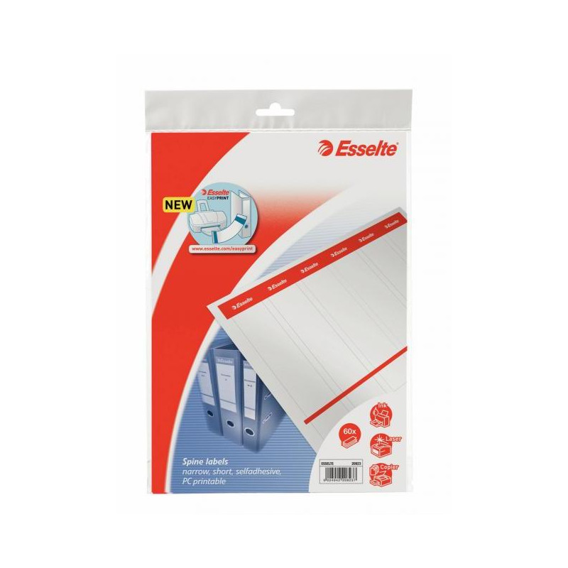 Štítok chrbtový samolepiaci potlačitelný 5cm Esselte