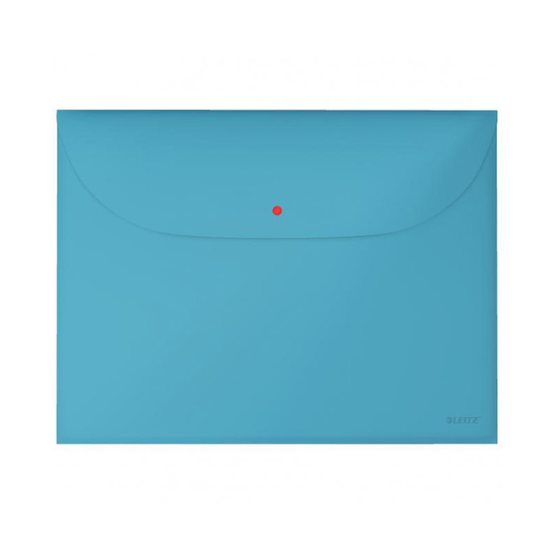 Plastový obal A4 s cvočkom Leitz Cosy kľudná modrá 3 ks