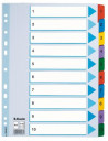 Kartónový rozraďovač Esselte Mylar 1-10