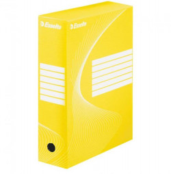 Archívny box Esselte 100mm žltý/biely