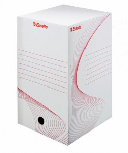 Archívny box Esselte 200mm biely/červený