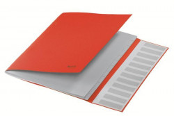 Triediaca kniha 12 Leitz Recycle červená