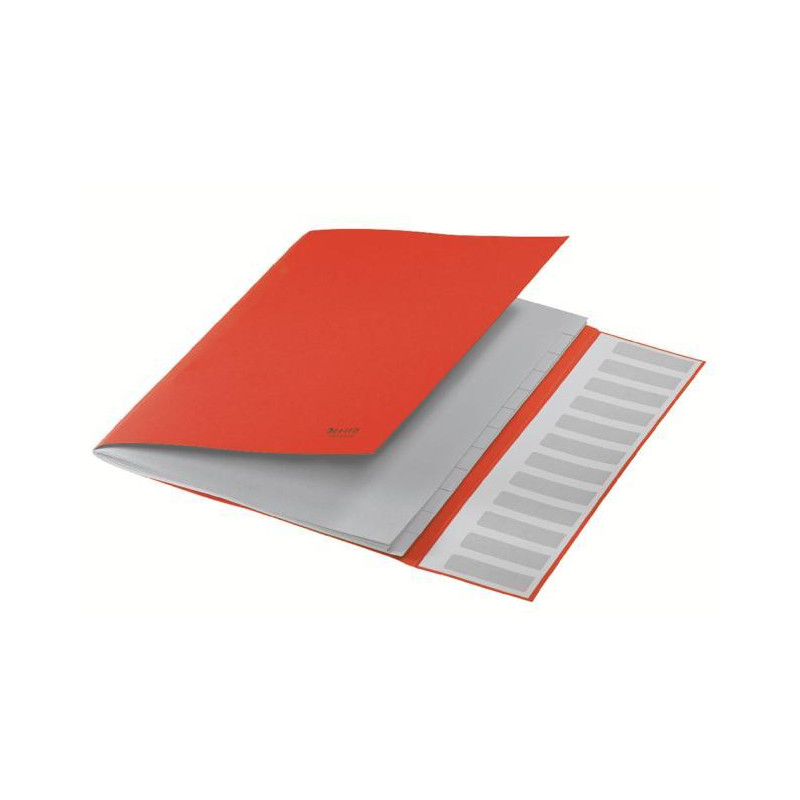 Triediaca kniha 12 Leitz Recycle červená