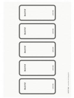 Chrbtový štítok potláčatelné samolepiaci pre zakladače WOW