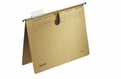 Závesný obal Leitz ALPHA s rýchloviazačom hnedý