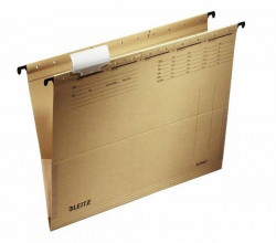 Závesný obal Leitz ALPHA s bočnicami hnedý