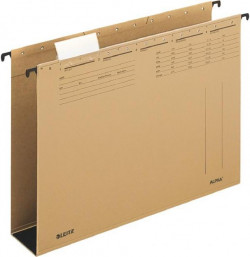 Závesný obal Leitz ALPHA 60mm dno hnedý