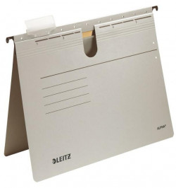 Závesný obal Leitz ALPHA s rýchloviazačom sivý