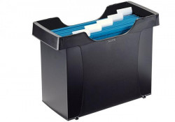 Zásobník na závesné obaly Leitz Plus čierny