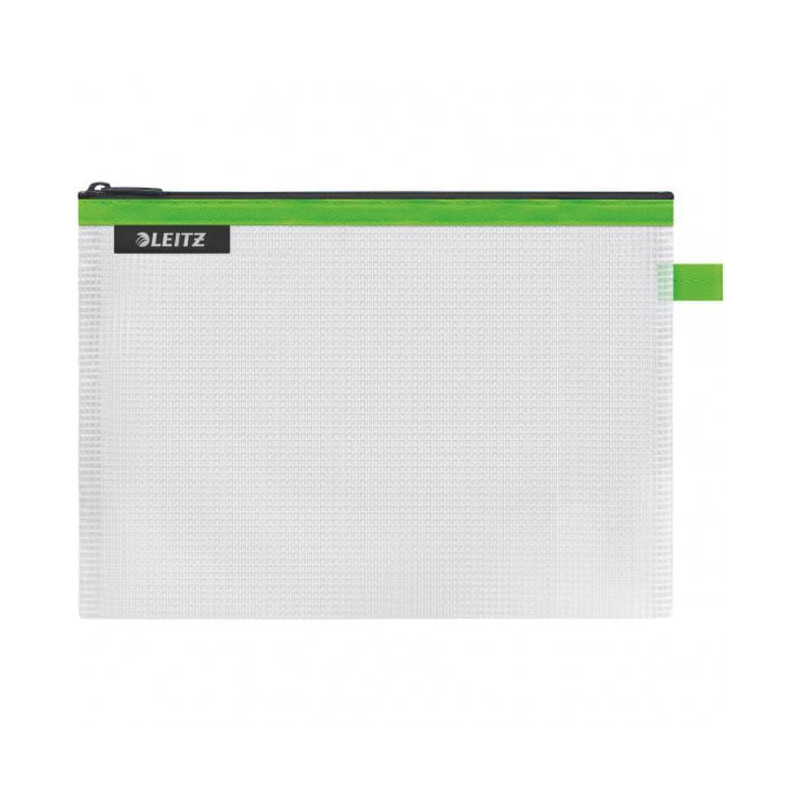 Plastový obal so zipsom Leitz WOW stredný zelený
