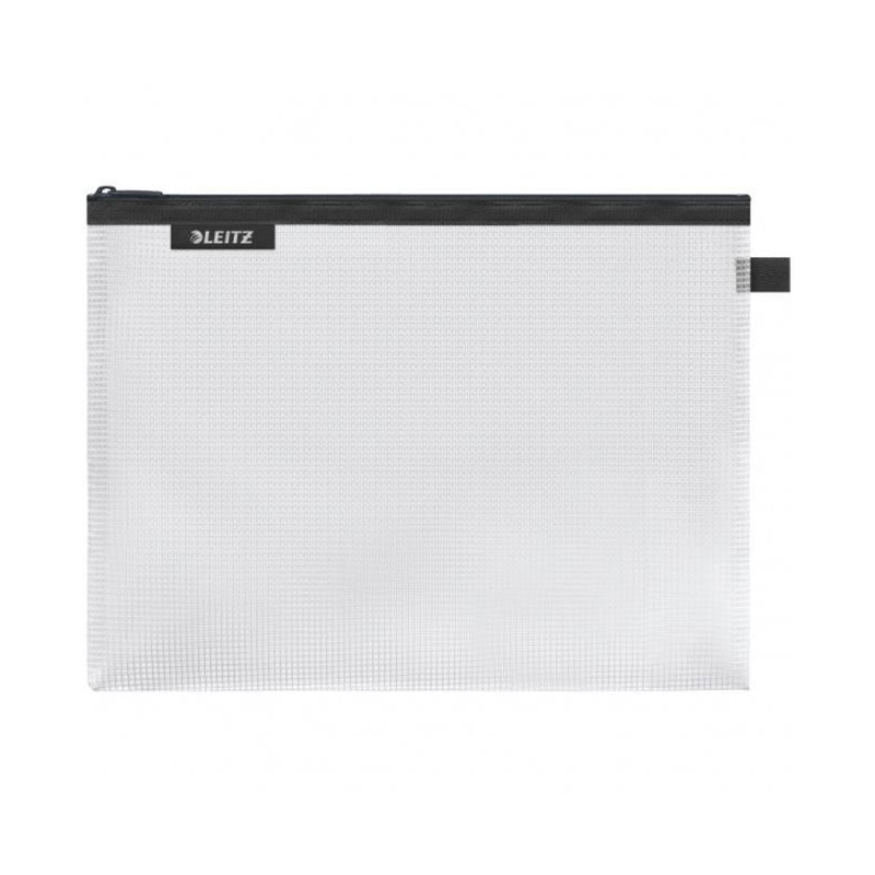 Plastový obal so zipsom Leitz WOW veľký čierny