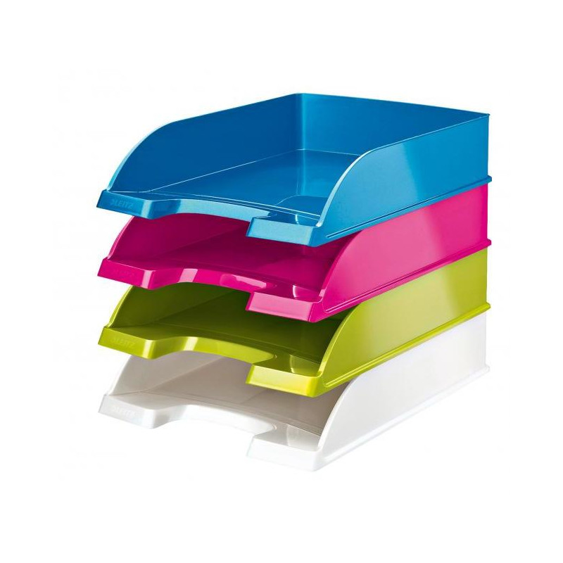 Odkladač Leitz WOW metalický modrý