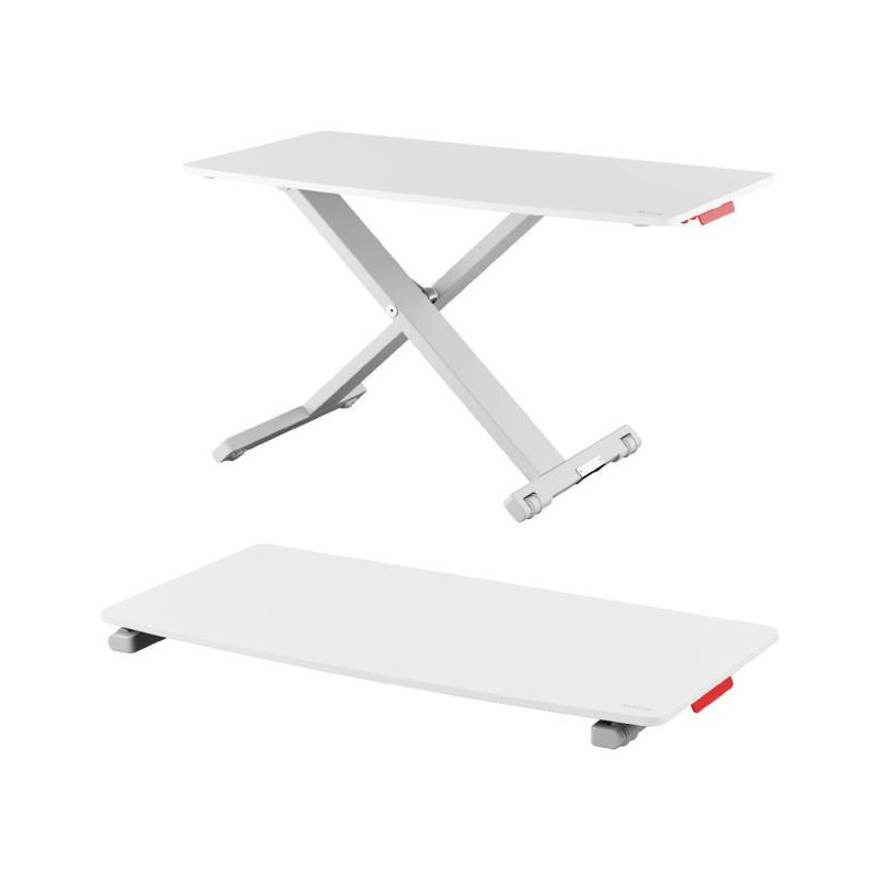 Adaptér stola Leitz Cosy Ergo na prácu postojačky sivý