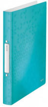 Zakladač 2-krúžkový Leitz WOW celoplastový ľadovo modrý