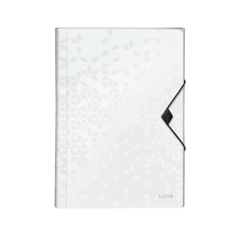 Aktovka plastová s priehradkami Leitz WOW biela