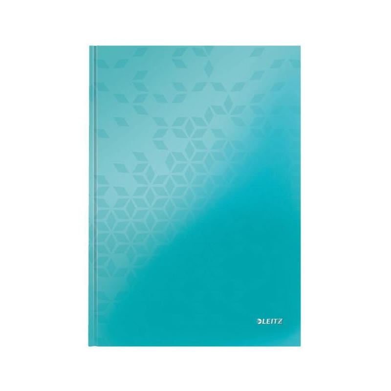 Záznamová kniha Leitz WOW A4 80 listov linajková ľadovo modrá