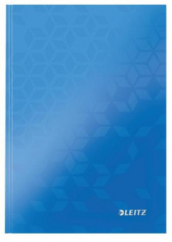 Záznamová kniha Leitz WOW A5 80 listov linajková modrá