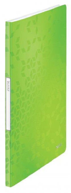 Katalógová kniha 20 Leitz WOW metalická zelená