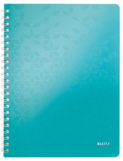 Blok poznámkový linajkový Leitz WOW A4 ľadovo modrý