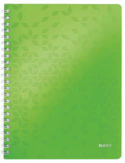 Blok poznámkový linajkový Leitz WOW A4 zelený