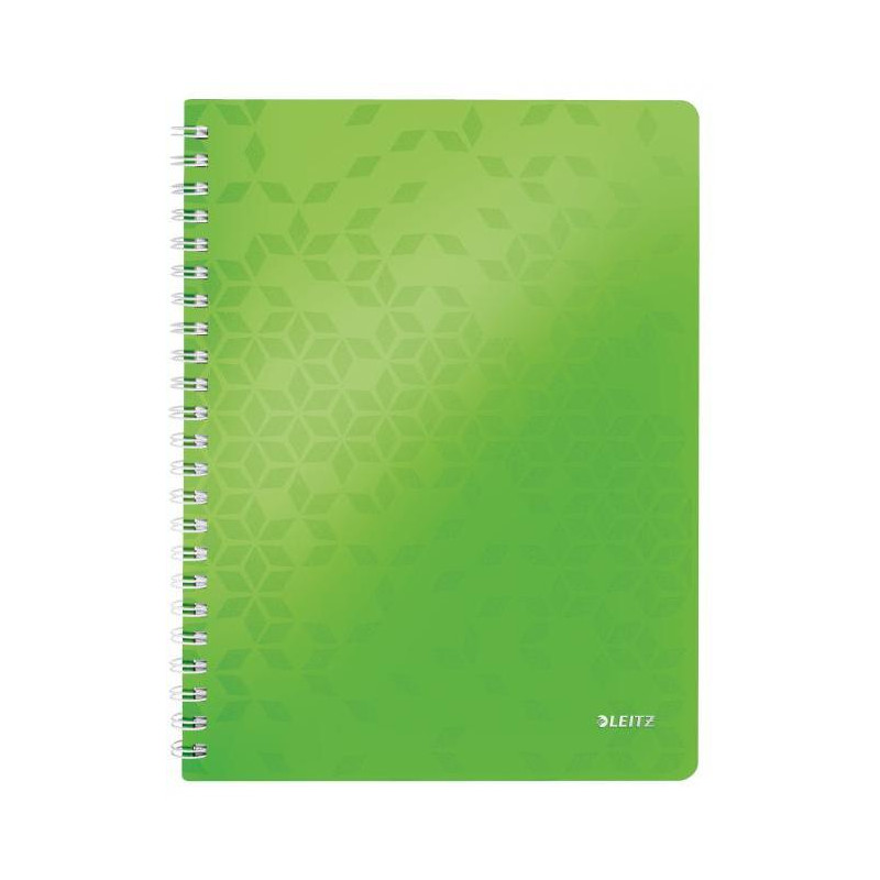 Blok poznámkový linajkový Leitz WOW A4 zelený
