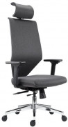 Kancelárska stolička Edge celočalúnená, antracit