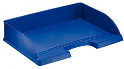 Odkladač Leitz Plus modrý A4 na šírku