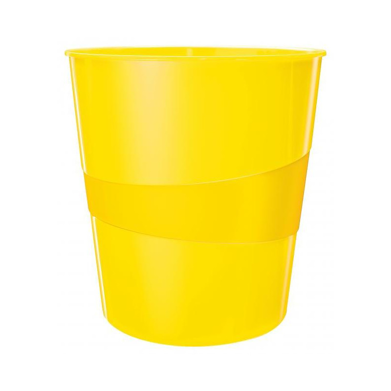 Kôš plastový Leitz WOW 15l žltý