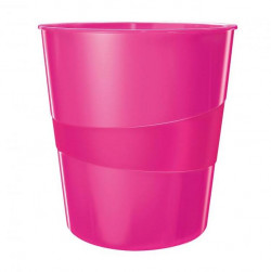 Kôš plastový Leitz WOW 15l ružový