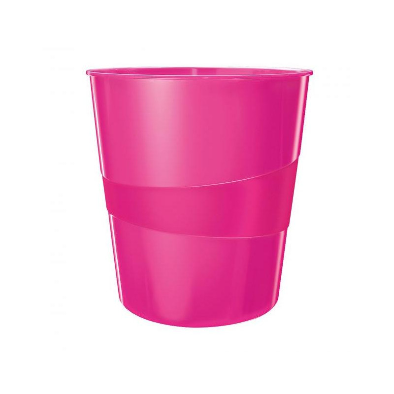 Kôš plastový Leitz WOW 15l ružový
