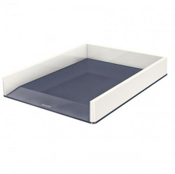 Odkladač Leitz WOW biely/sivý