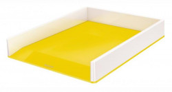 Odkladač Leitz WOW biely/žltý