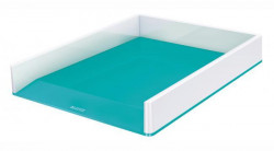 Odkladač Leitz WOW biely/ľadovo modrý