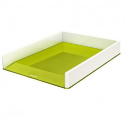 Odkladač Leitz WOW biely/metalický zelený