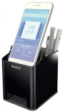 Stojan na perá hudobný Leitz WOW čierny