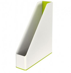 Stojan na časopisy Leitz WOW biely/metalický zelený