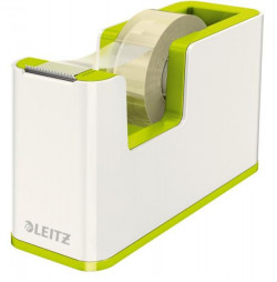 Dispenzor s páskou Leitz WOW biely/metalický zelený