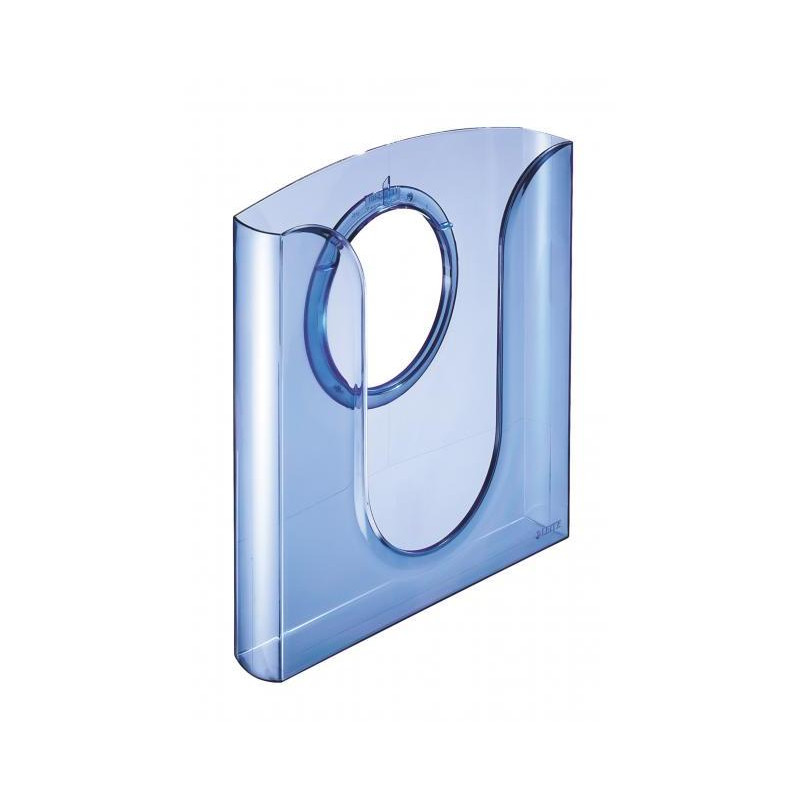 Prezentačný odkladač priehľadný modrý