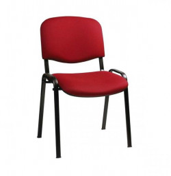 Rokovacia stolička Taurus TN červená D3 - kostra čierna