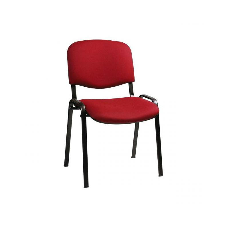 Rokovacia stolička Taurus TN červená D3 - kostra čierna