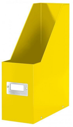 Stojan na časopisy Leitz Click & Store žltý