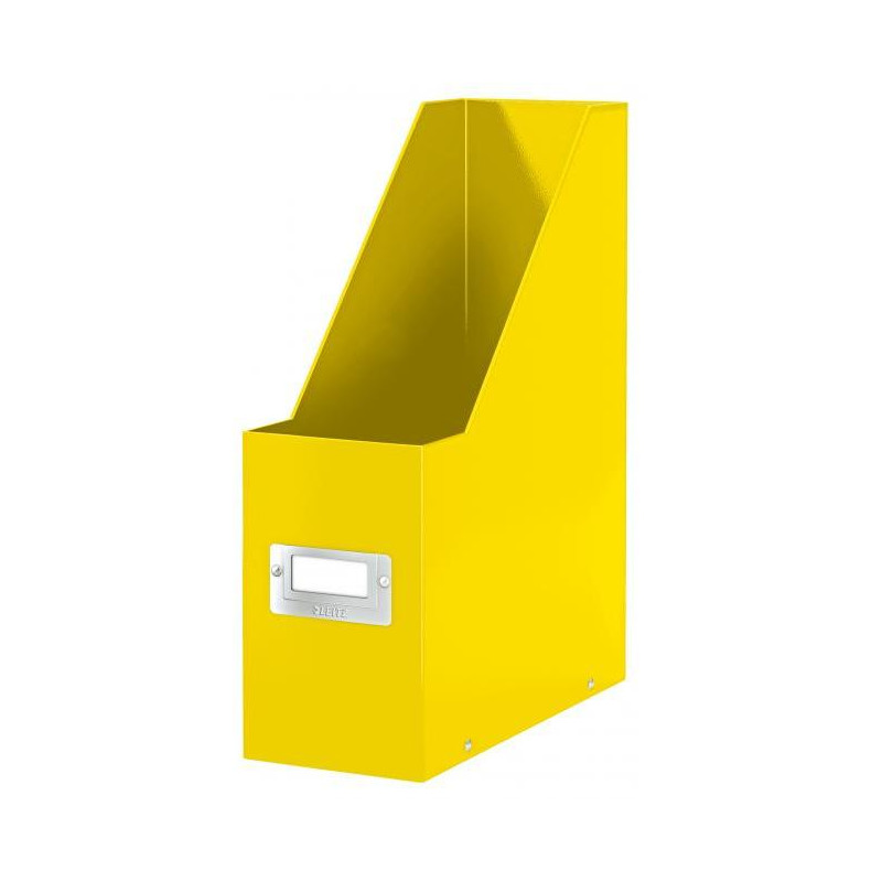 Stojan na časopisy Leitz Click & Store žltý