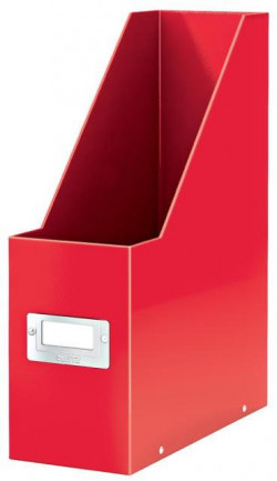 Stojan na časopisy Leitz Click & Store červený