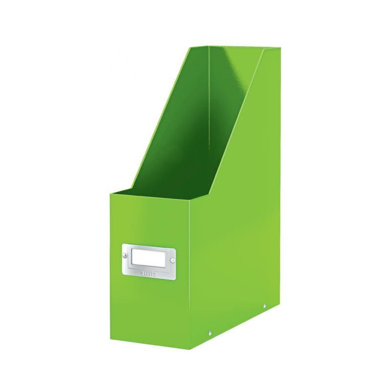 Stojan na časopisy Leitz Click & Store metalická zelená