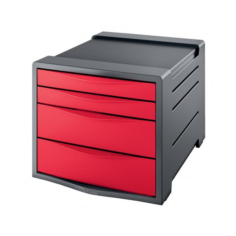 Zásuvkový box Esselte VIVIDA červený